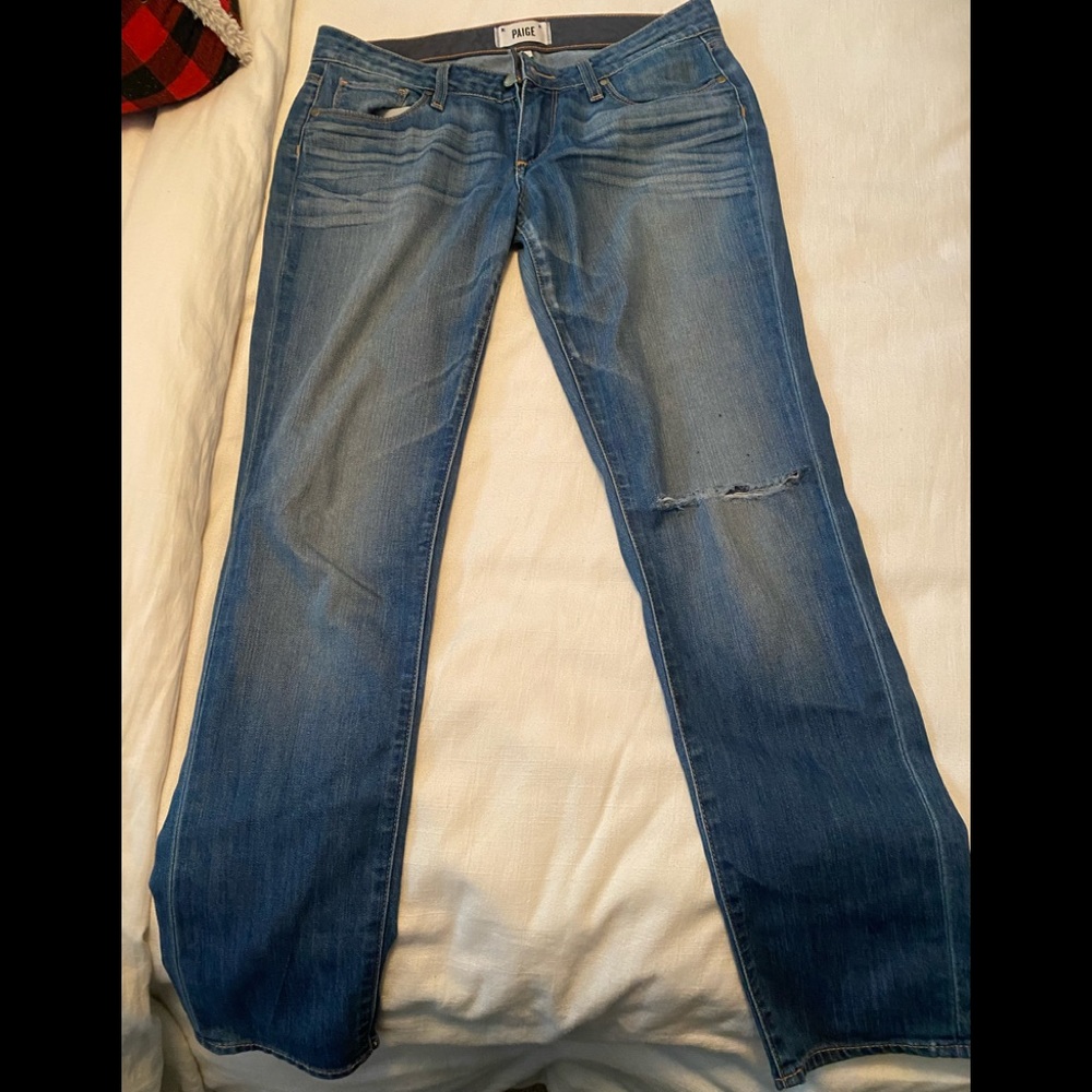 Paige premium denim crop jeans